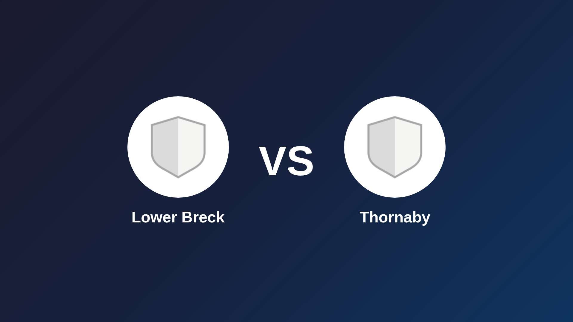 Lower Breck vs Thornaby