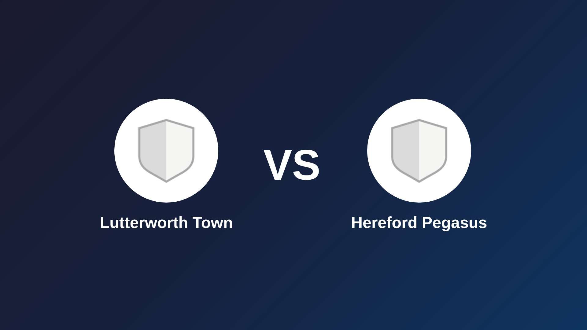 Lutterworth Town vs Hereford Pegasus