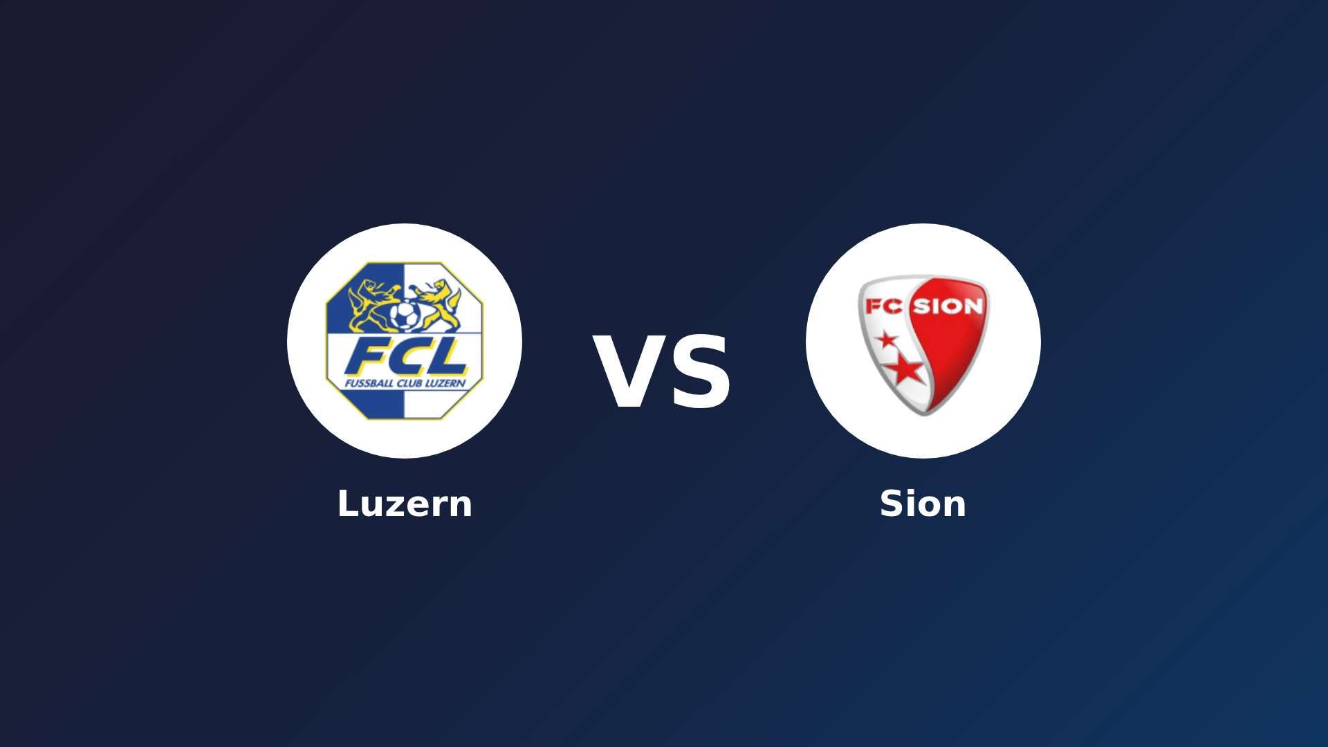 Luzern vs Sion
