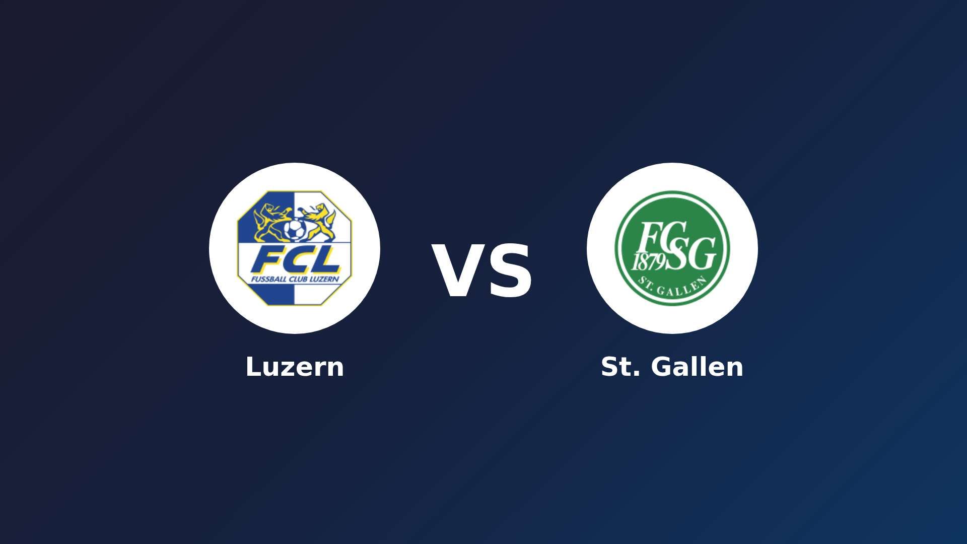 Luzern vs St. Gallen