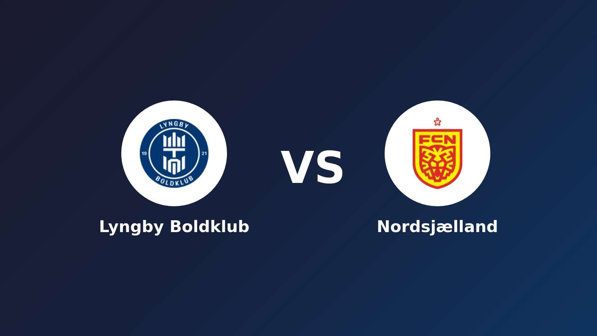 Lyngby Boldklub vs Nordsjælland