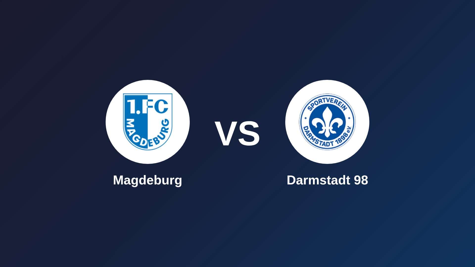 Magdeburg vs Darmstadt 98