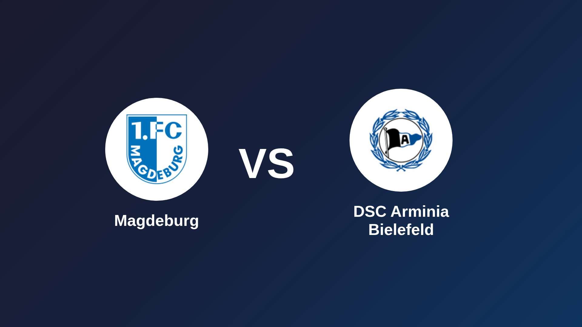 Magdeburg vs DSC Arminia Bielefeld