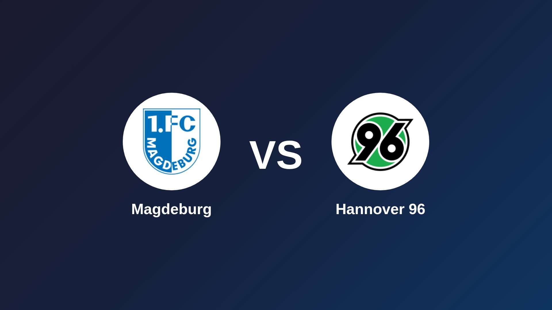 Magdeburg vs Hannover 96