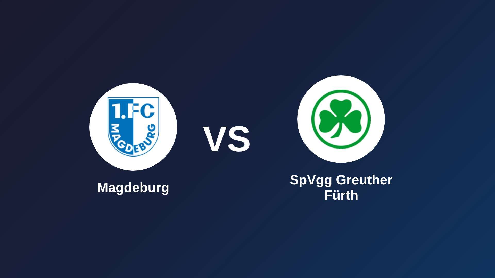 Magdeburg vs SpVgg Greuther Fürth