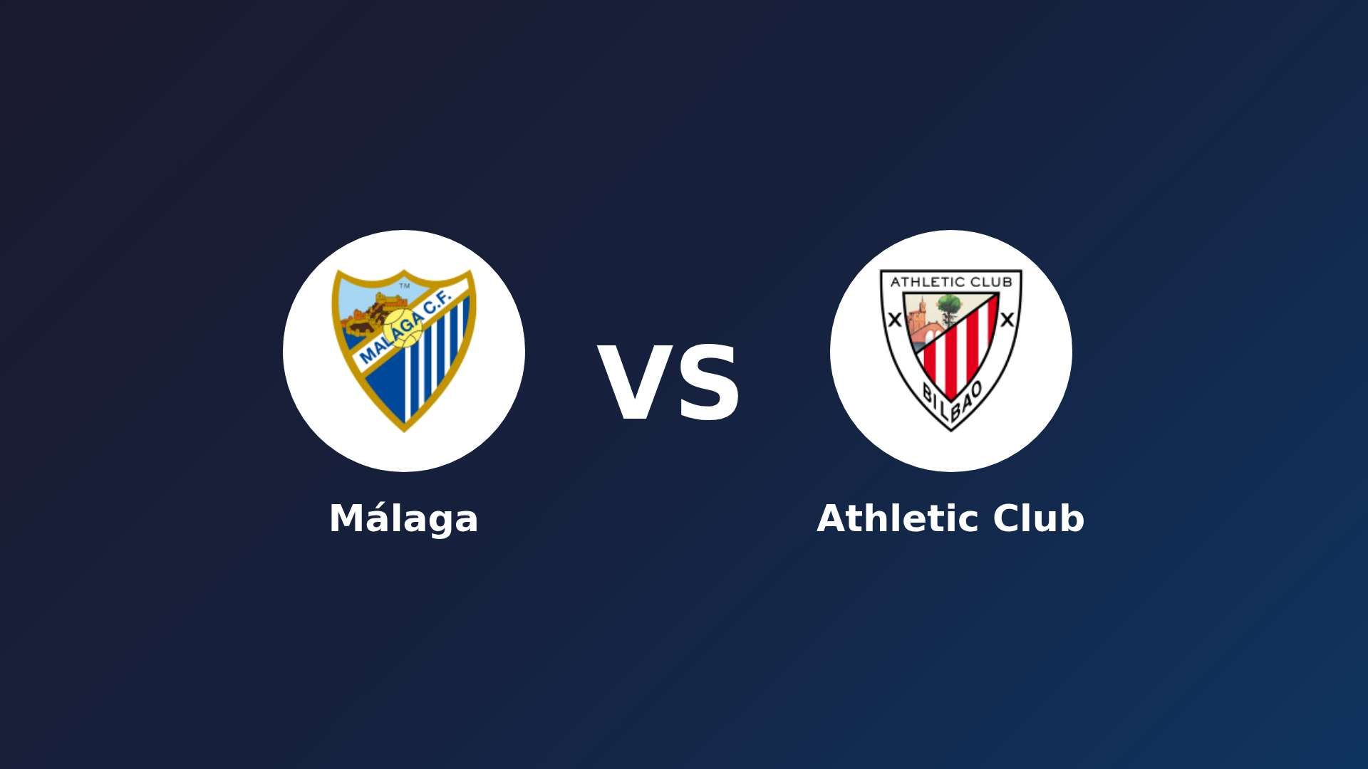 Málaga vs Athletic Club