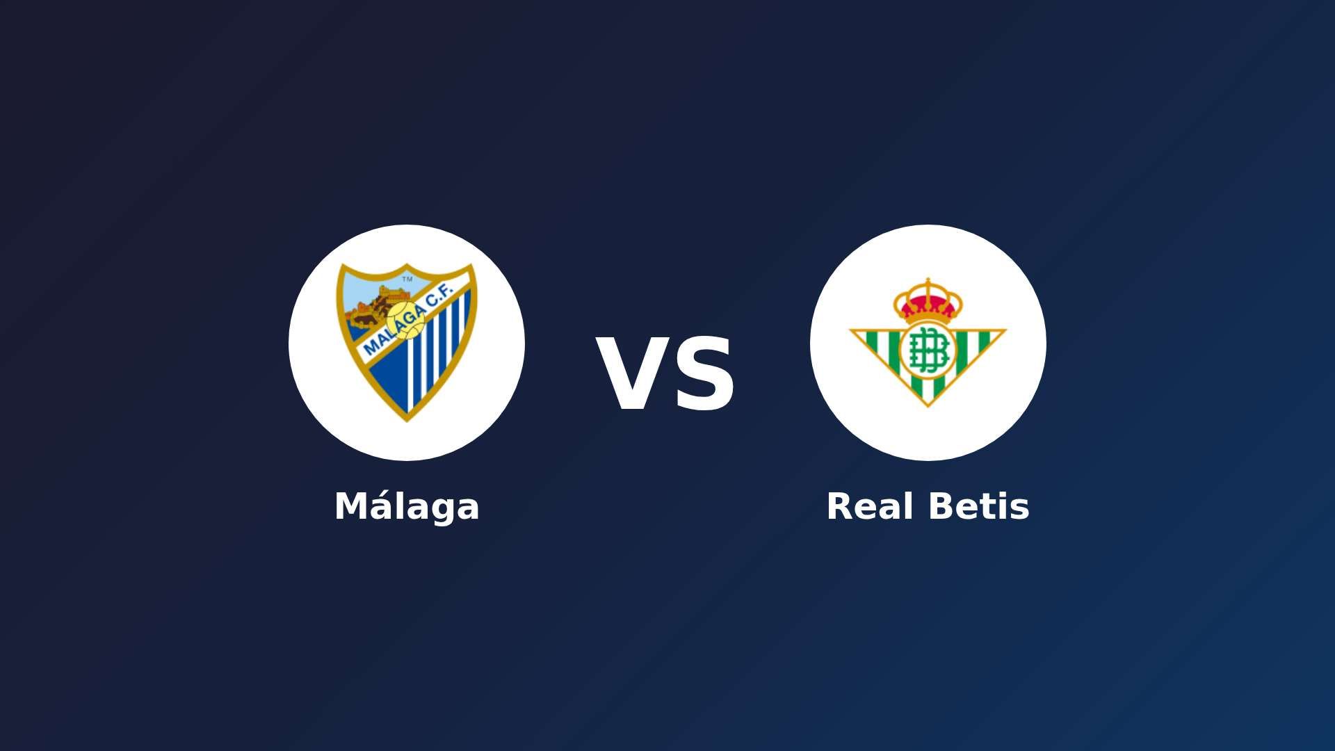 Málaga vs Real Betis