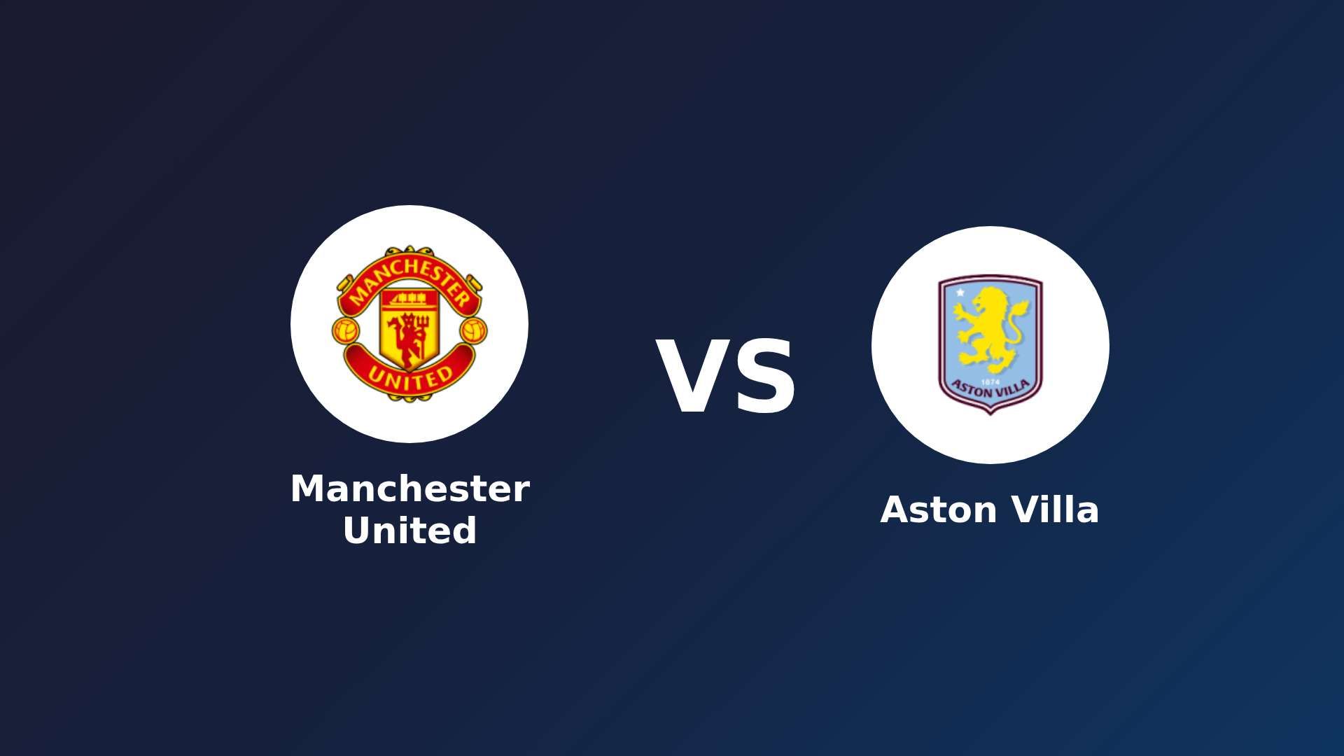 Manchester United vs Aston Villa