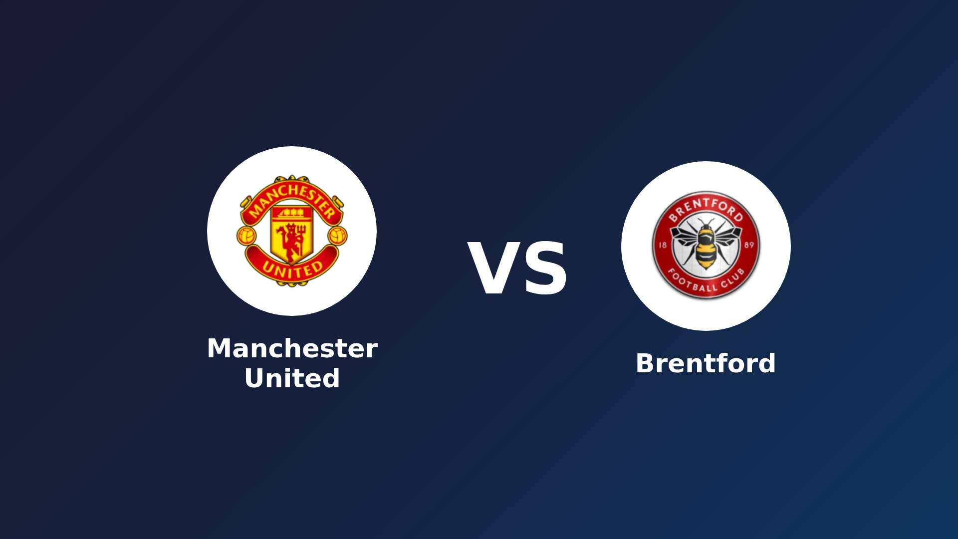 Manchester United vs Brentford