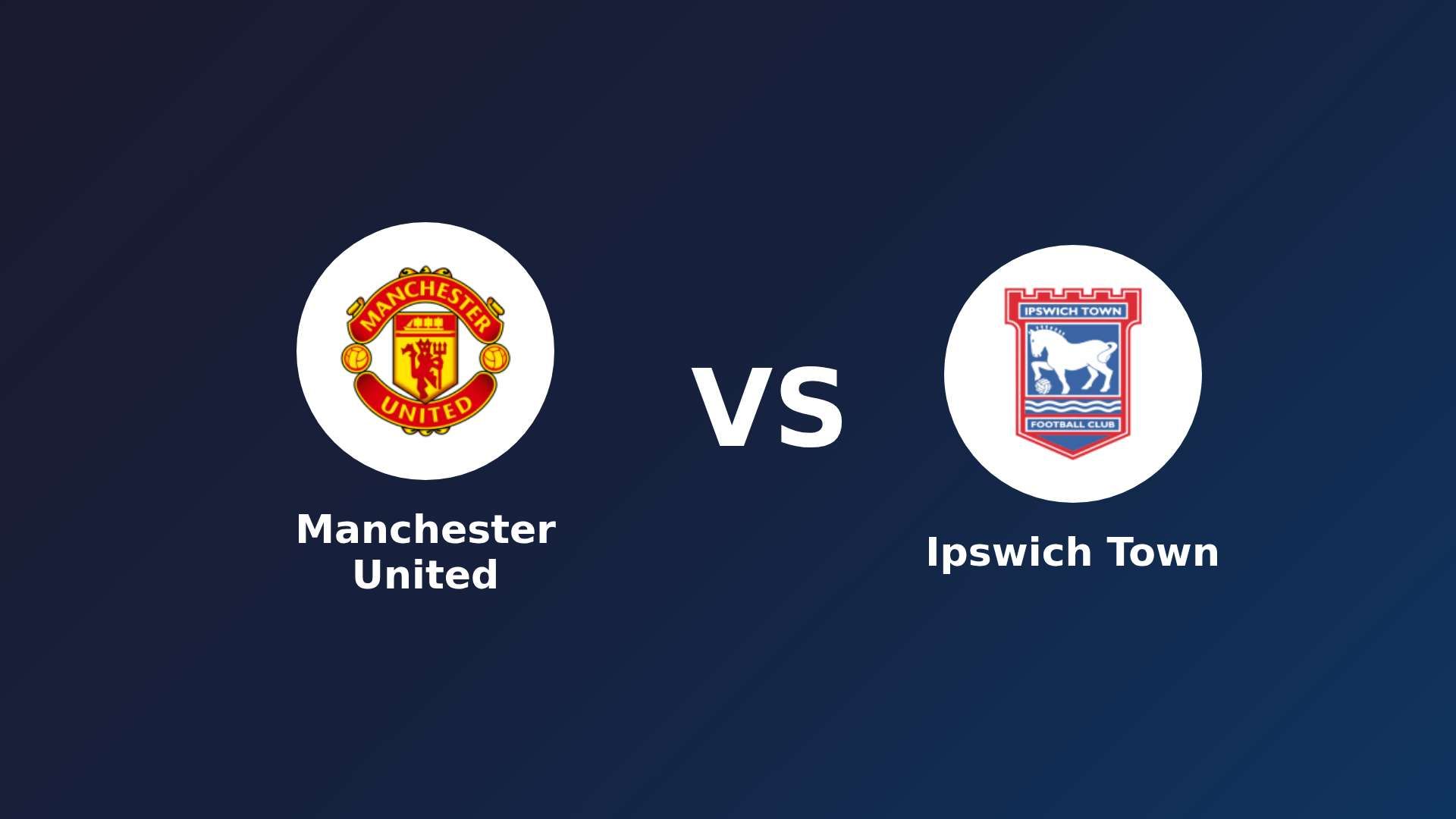 Manchester United vs Ipswich Town