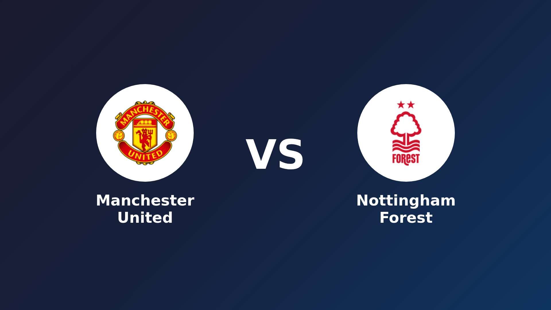 Manchester United vs Nottingham Forest