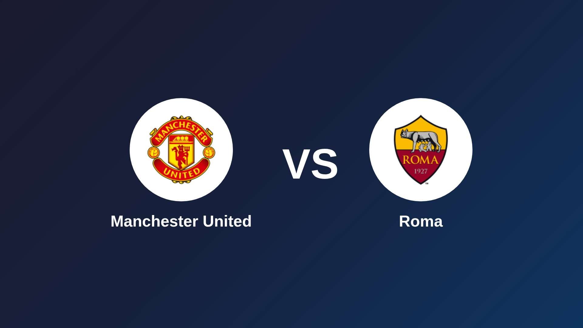 Manchester United vs Roma