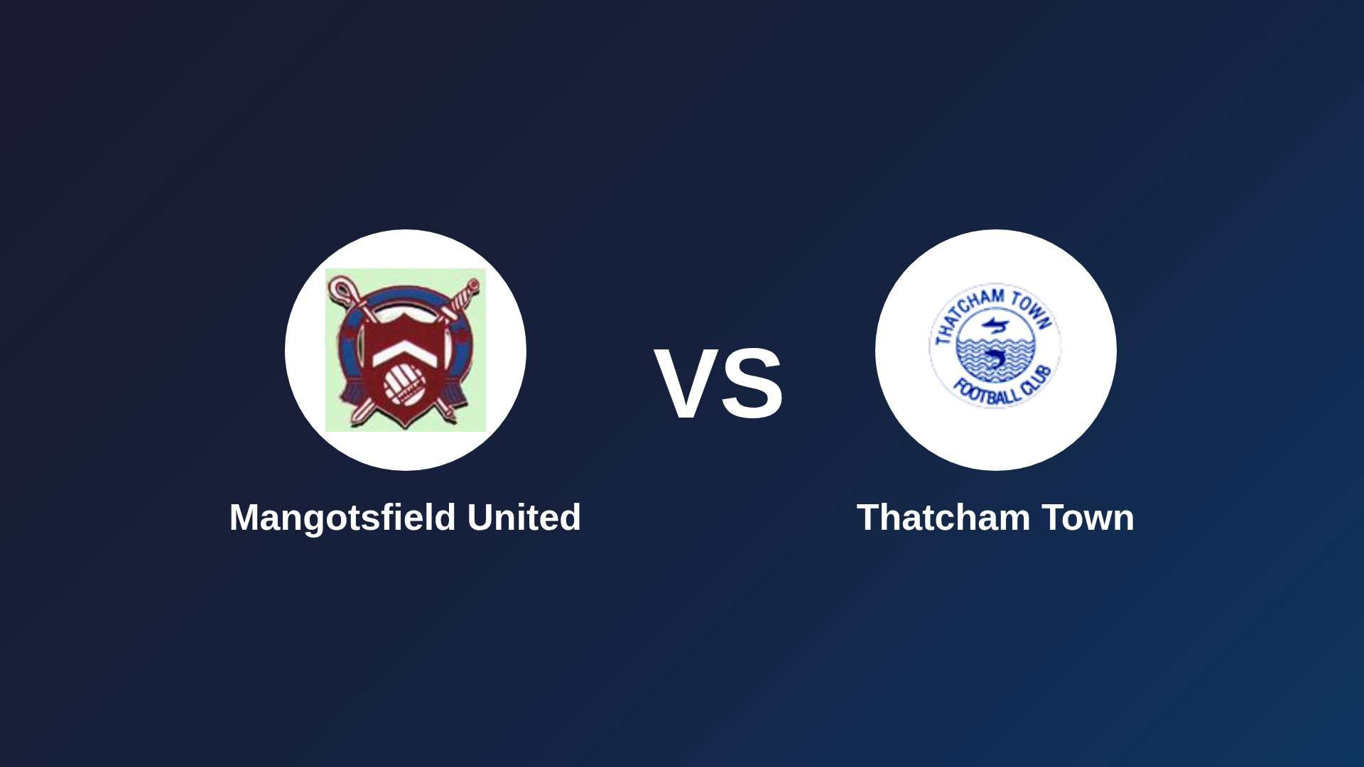 Mangotsfield United vs Thatcham Town