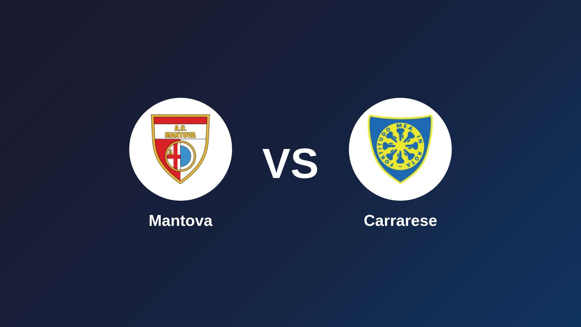 Mantova vs Carrarese
