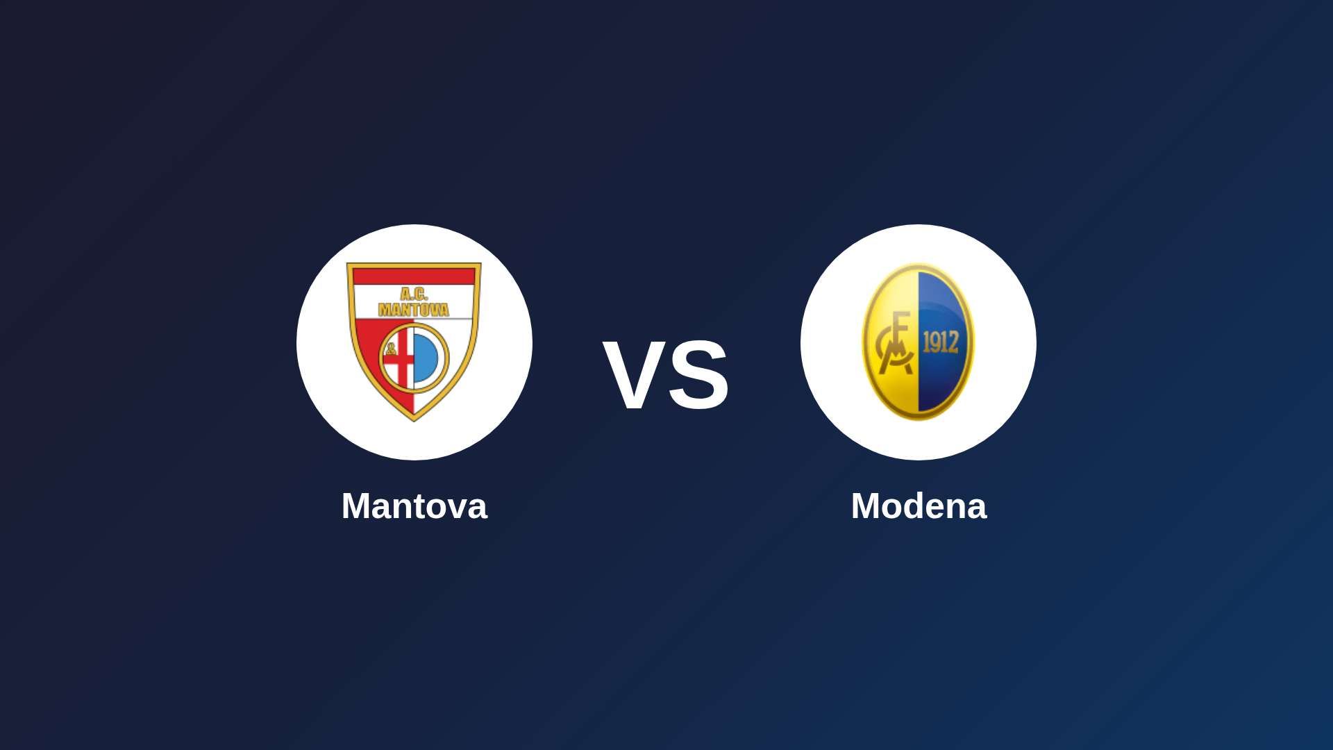 Mantova vs Modena