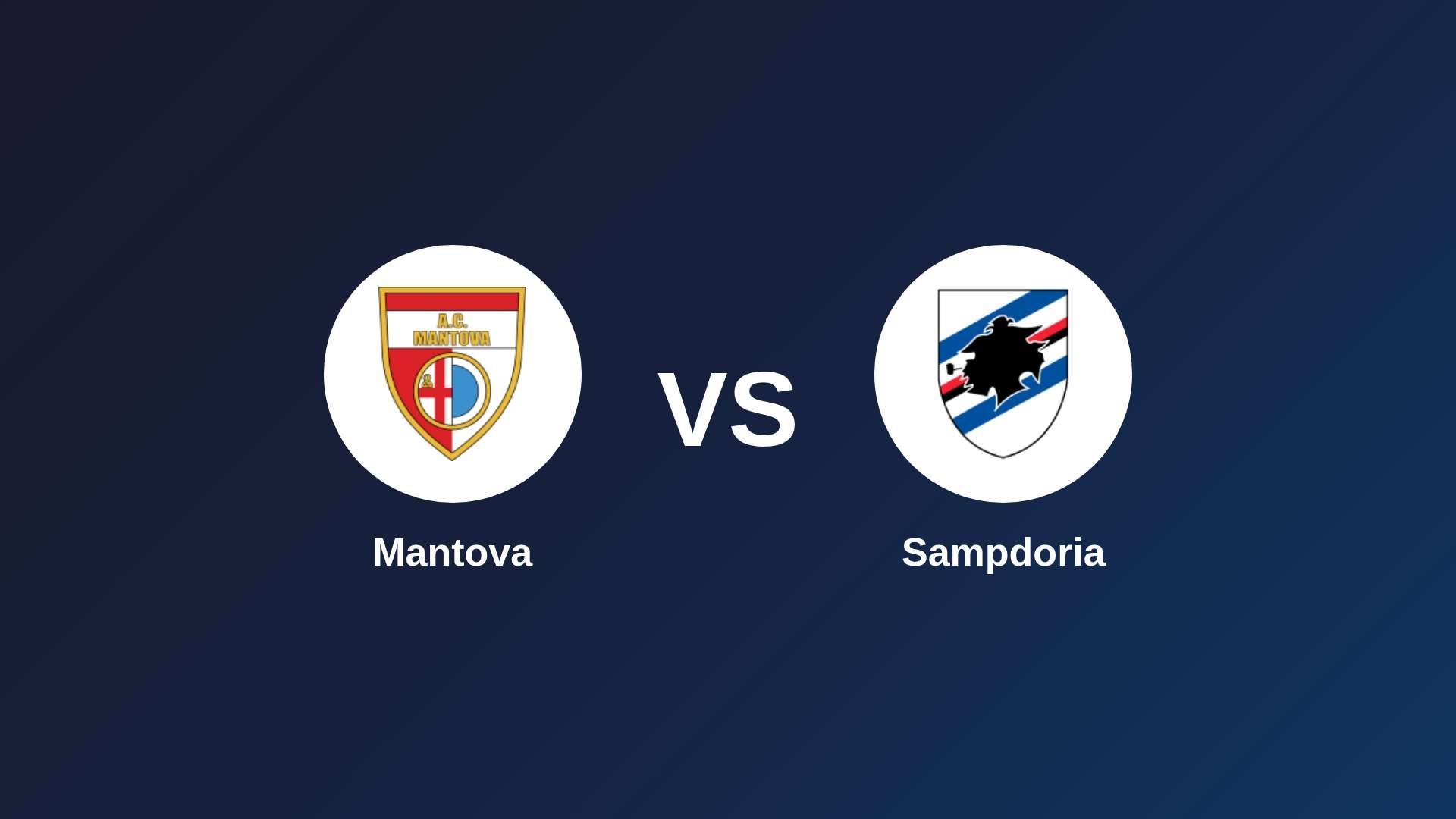 Mantova vs Sampdoria
