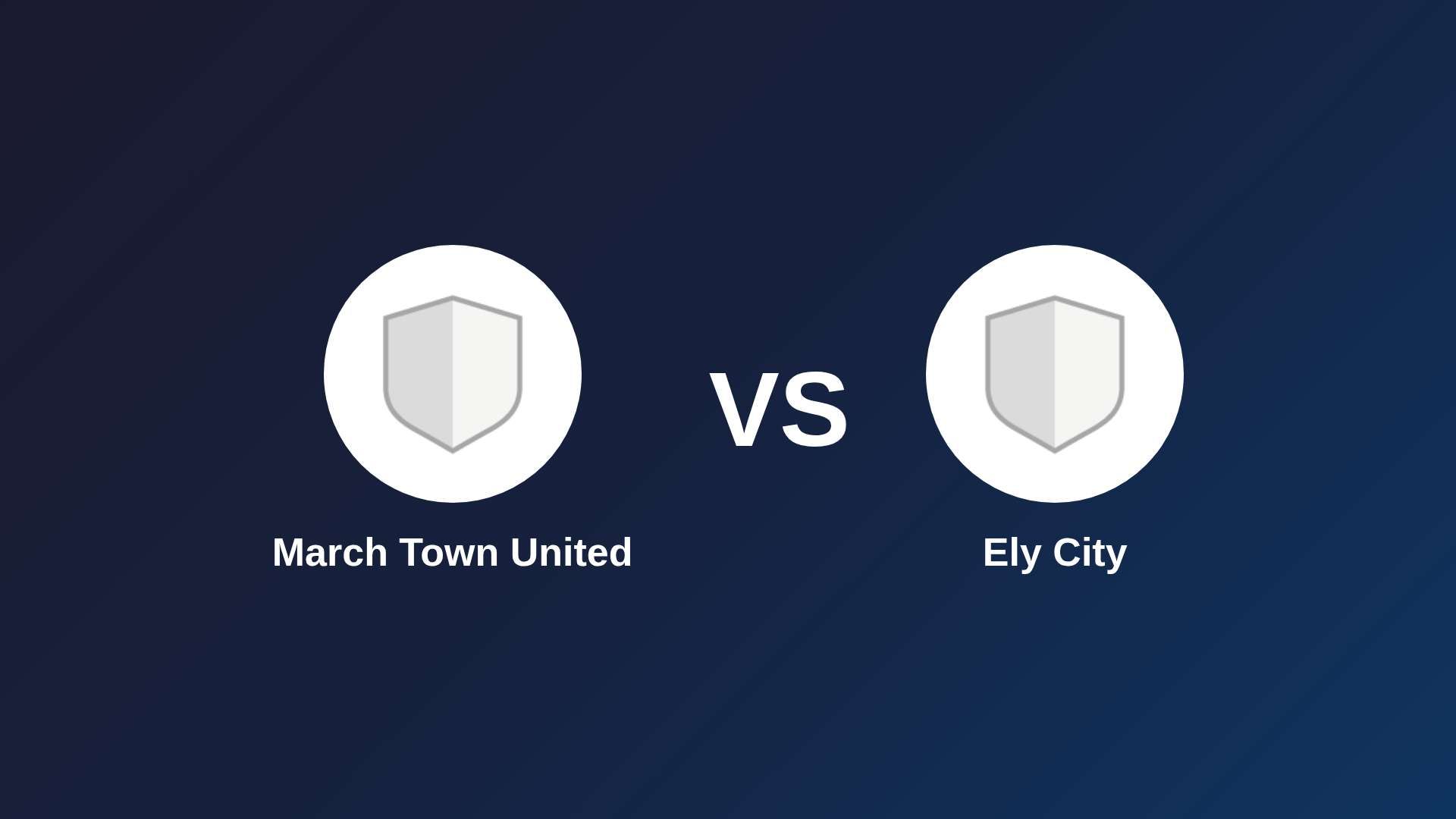 March Town United vs Ely City