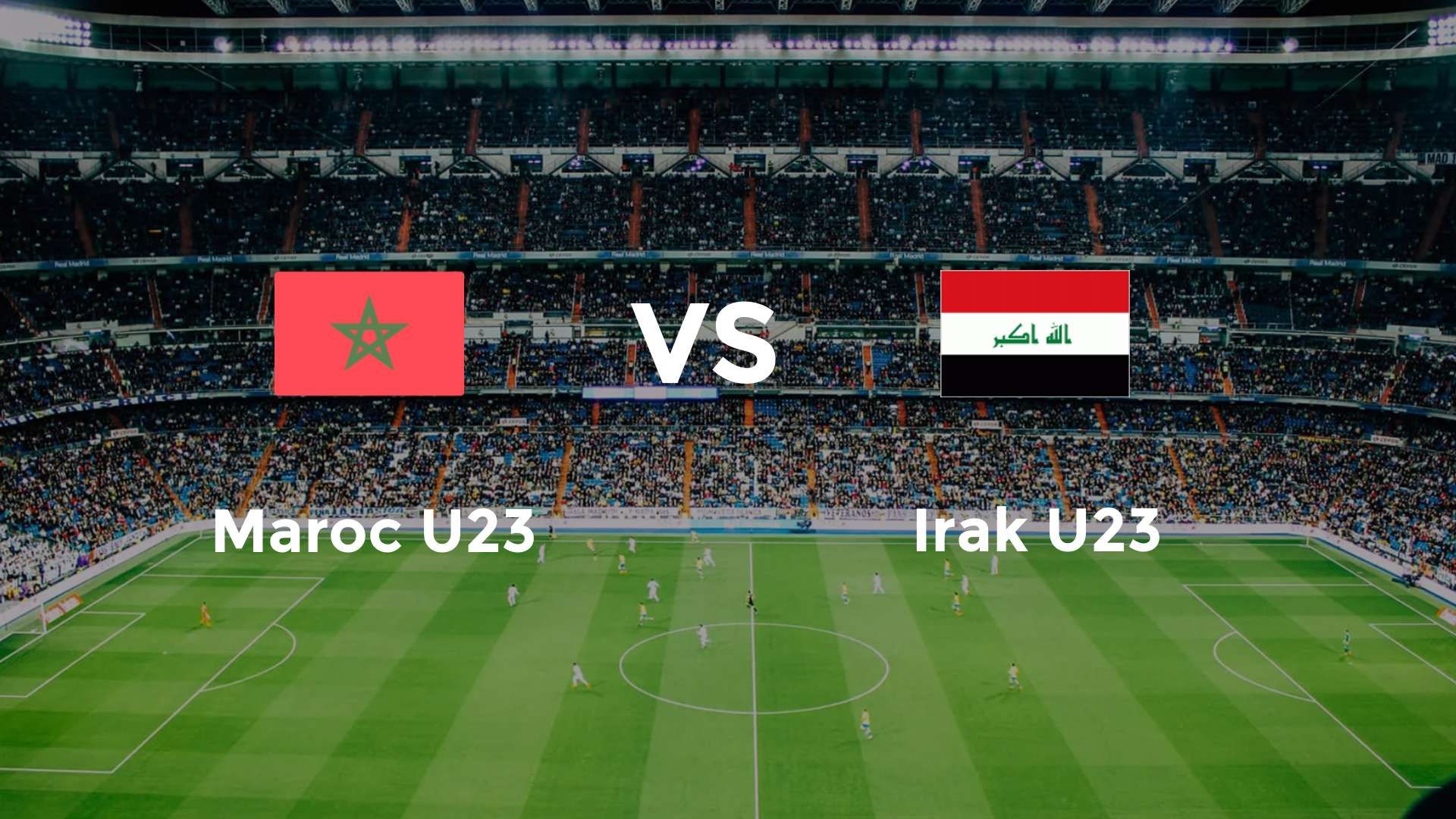 Maroc U23 vs Irak U23
