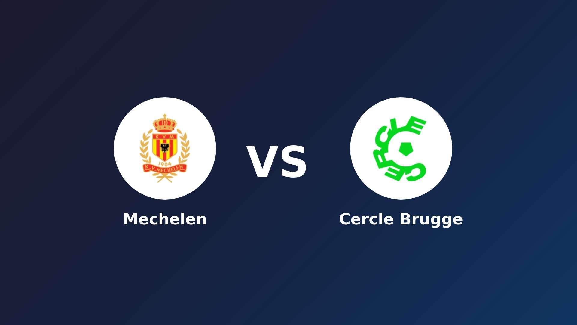 Mechelen vs Cercle Brugge