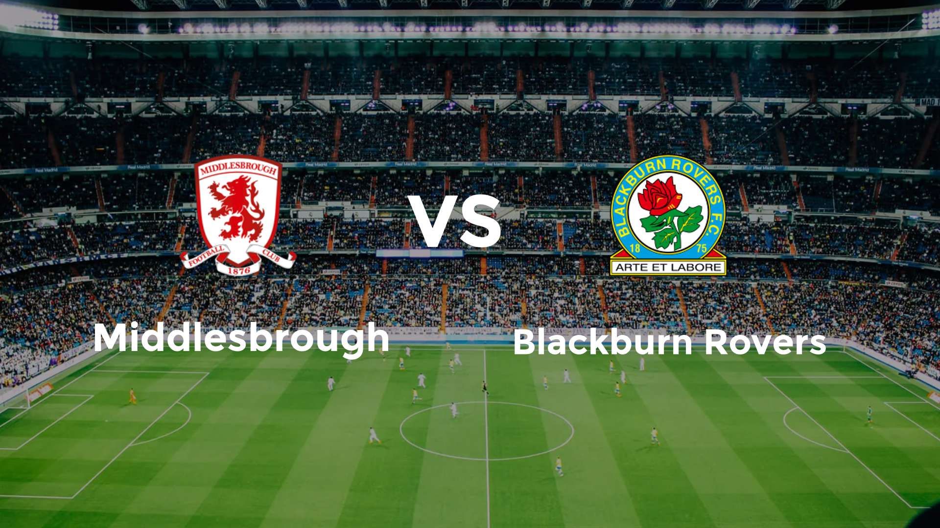 Middlesbrough vs Blackburn Rovers