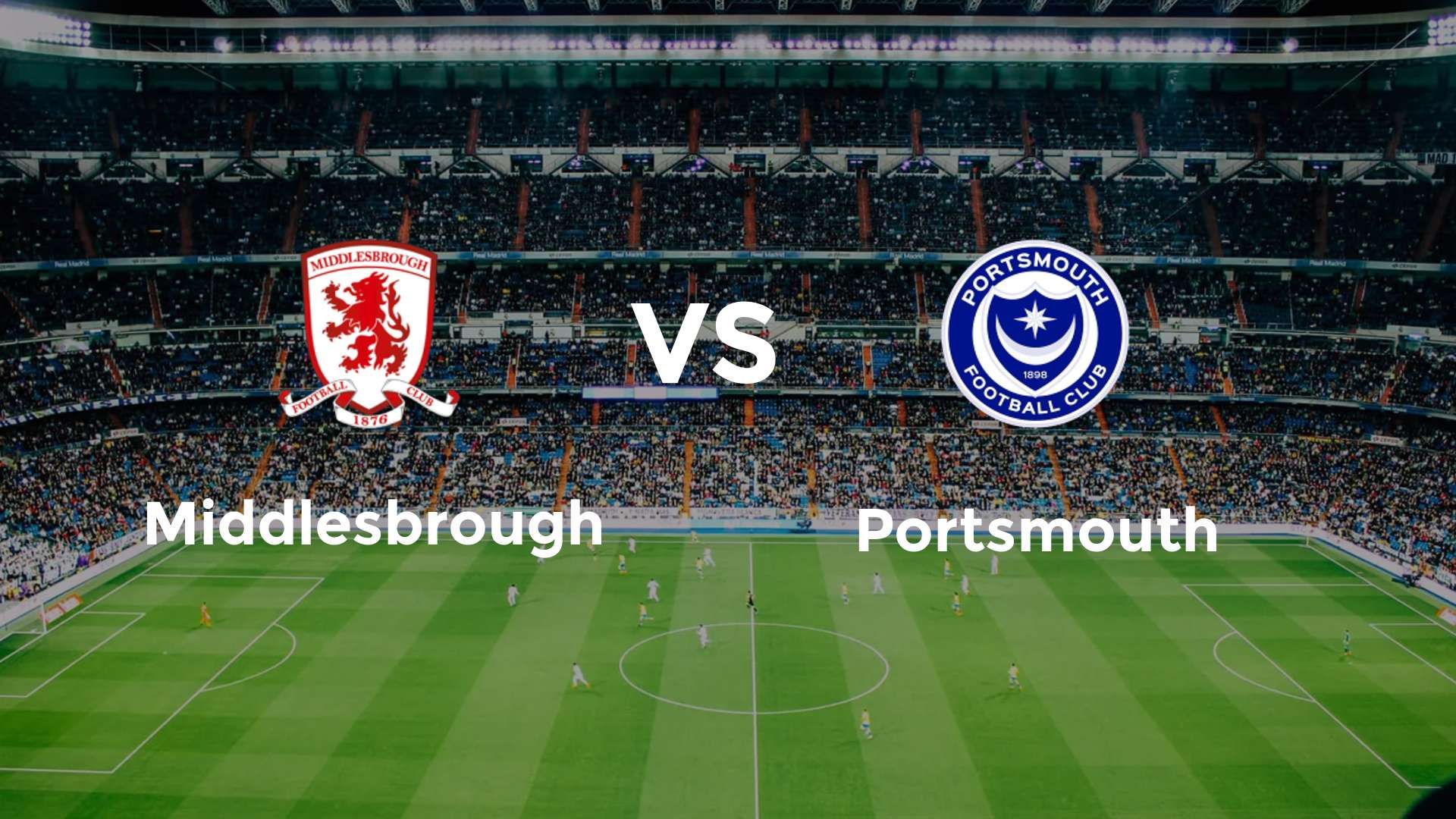 Middlesbrough vs Portsmouth