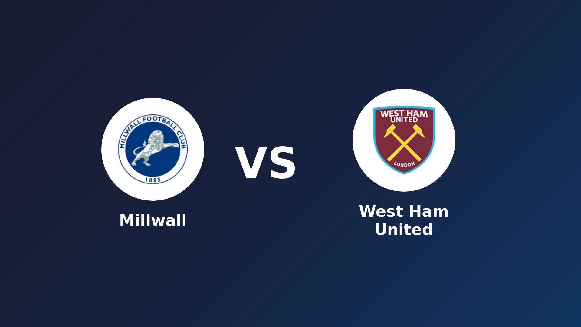 Millwall vs (F)est Ham United