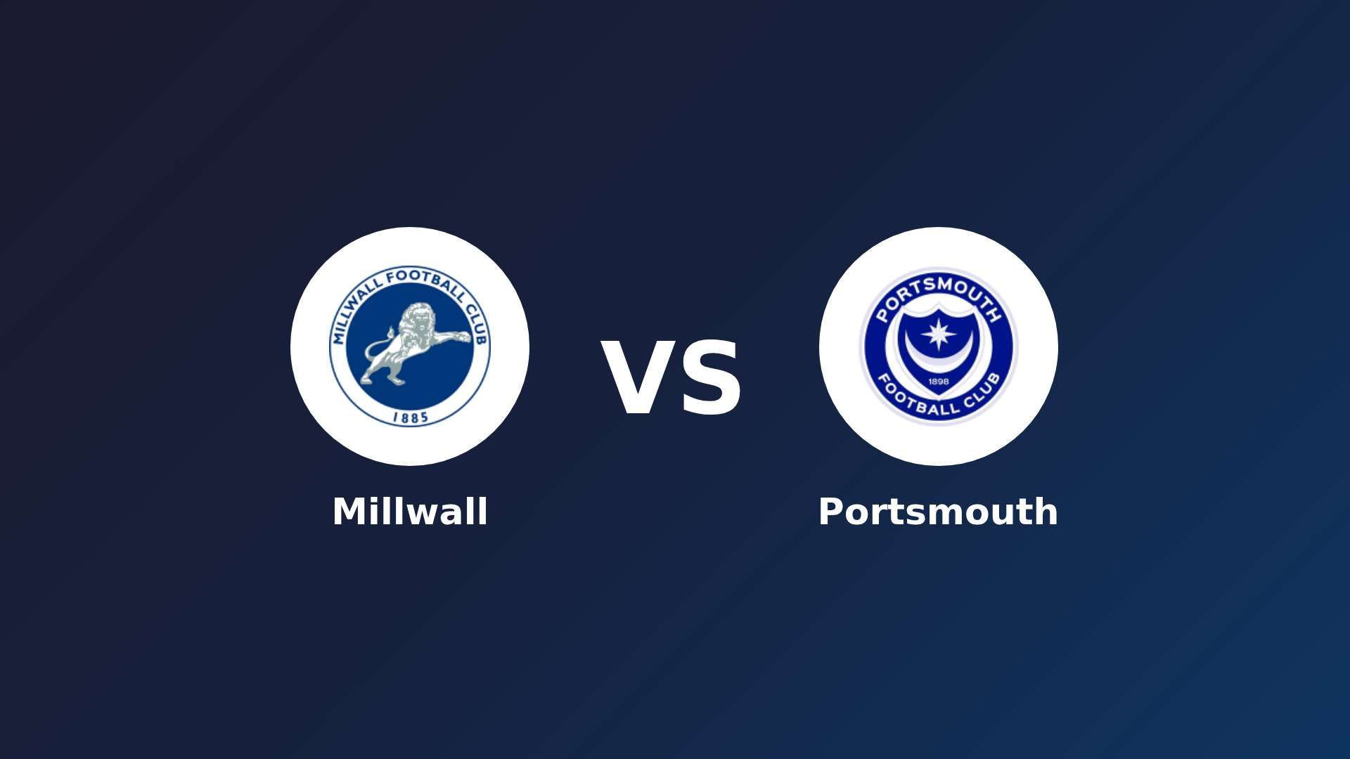 Millwall vs Portsmouth
