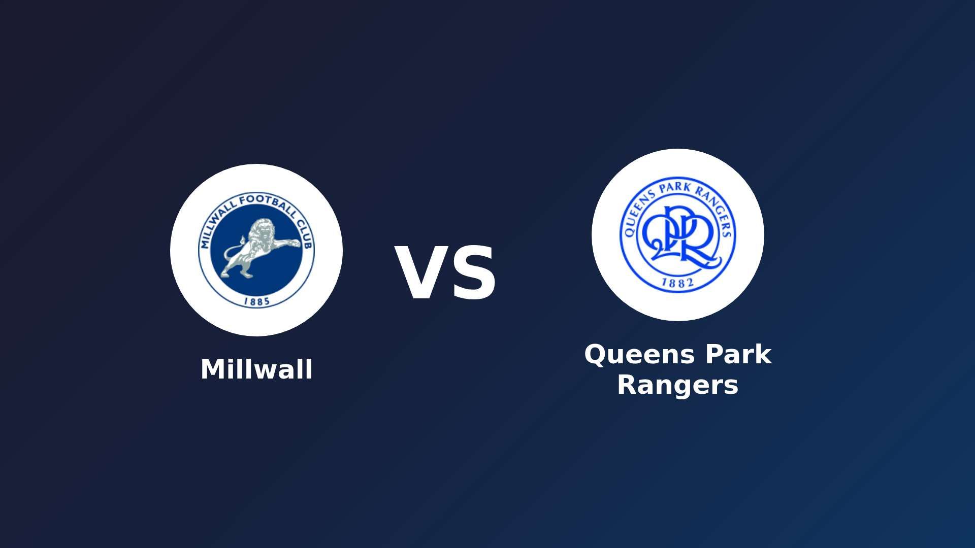 Millwall vs Queens Park Rangers