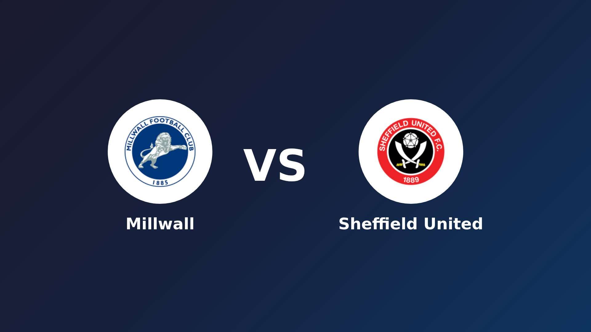 Millwall vs Sheffield United
