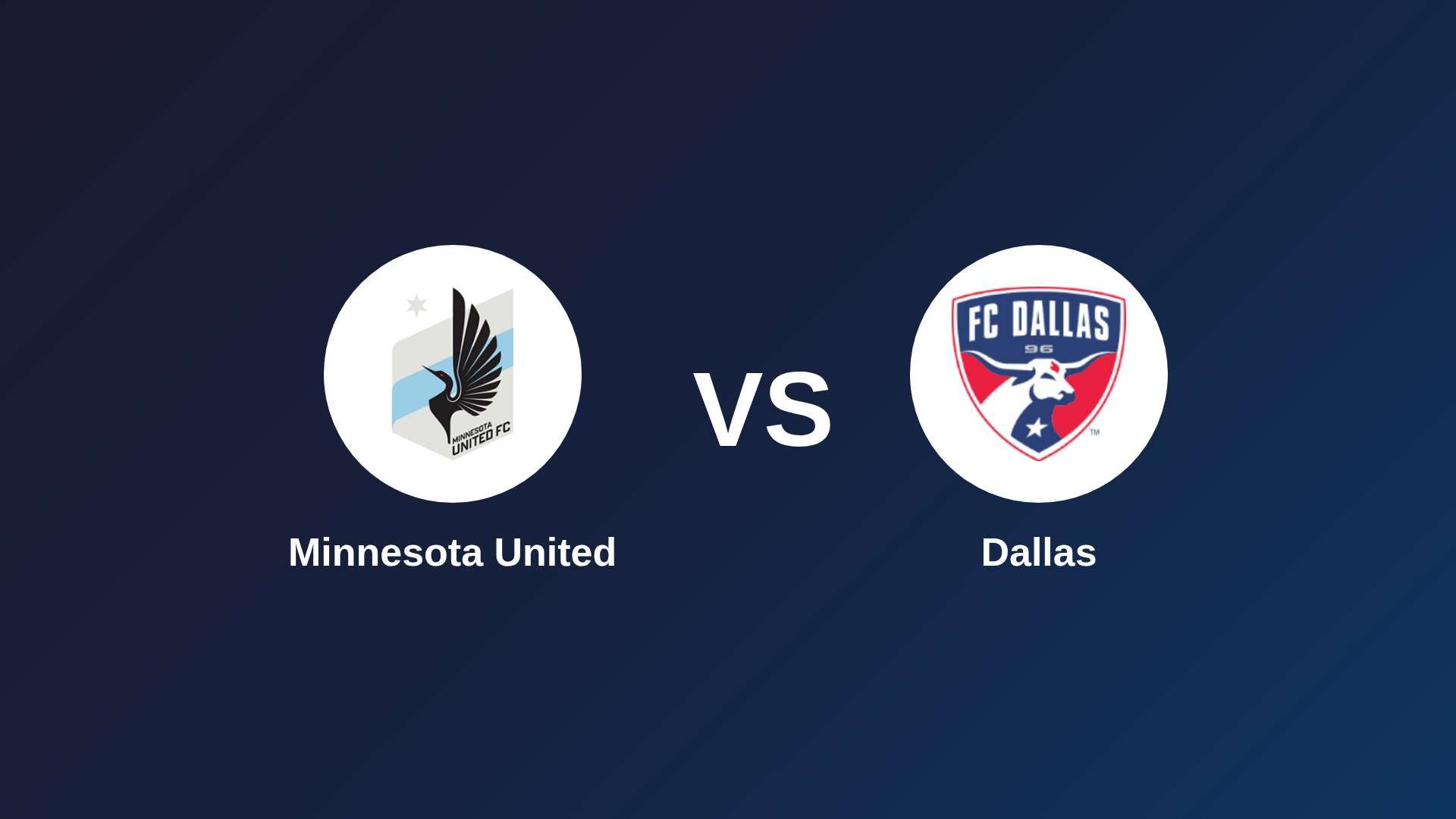 Minnesota United vs Dallas