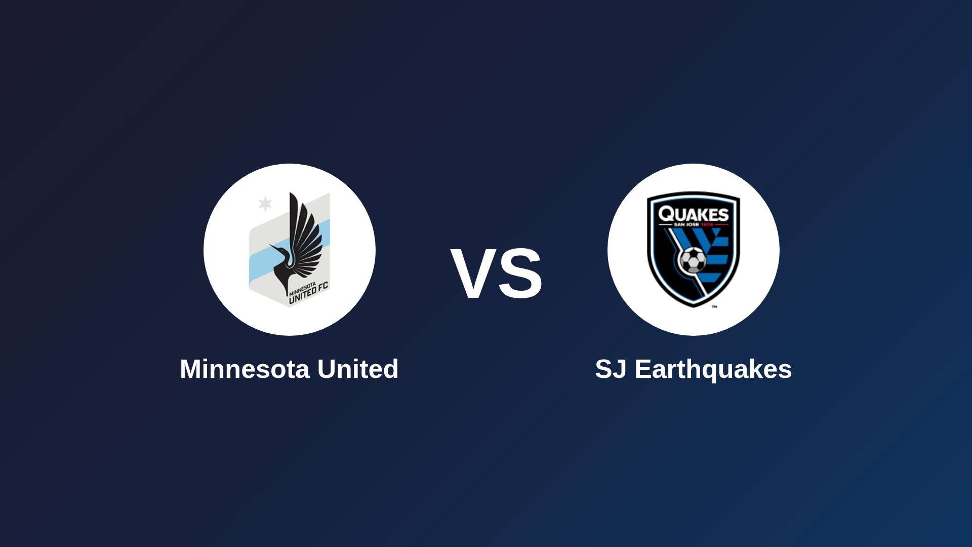 Minnesota United vs SJ Earthquakes