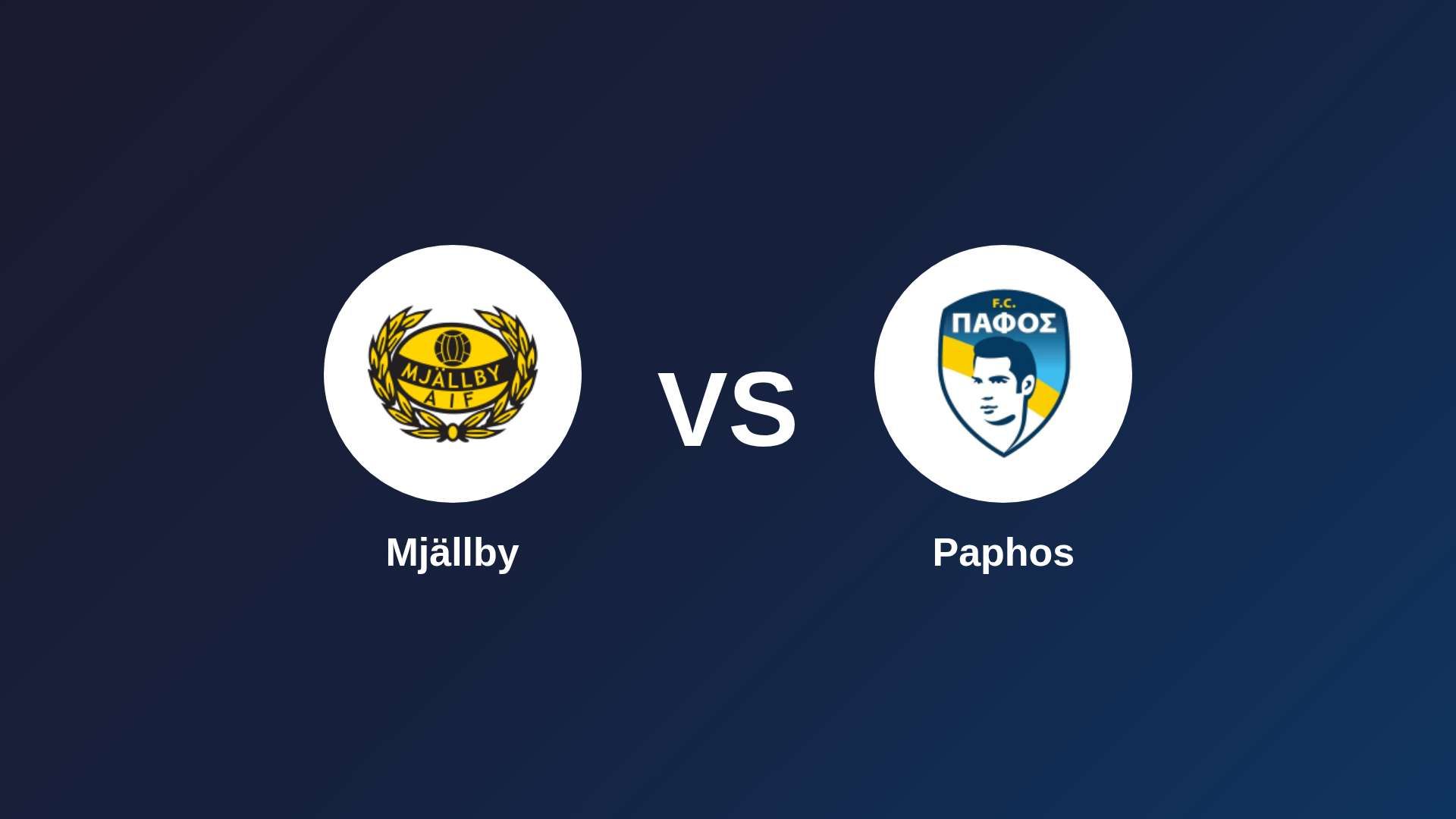 Mjällby vs Pafos FC