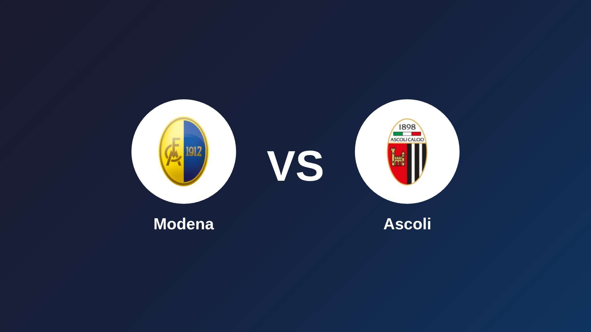 Modena vs Ascoli
