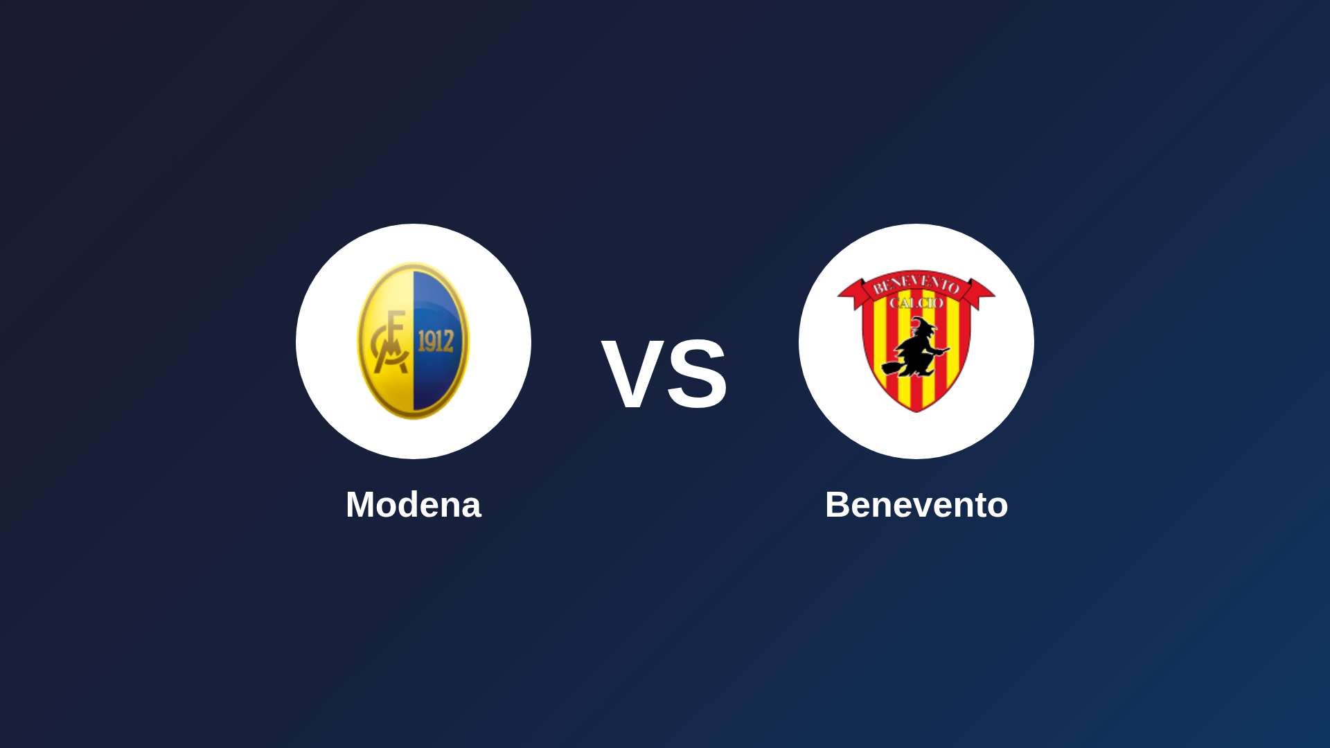 Modena vs Benevento