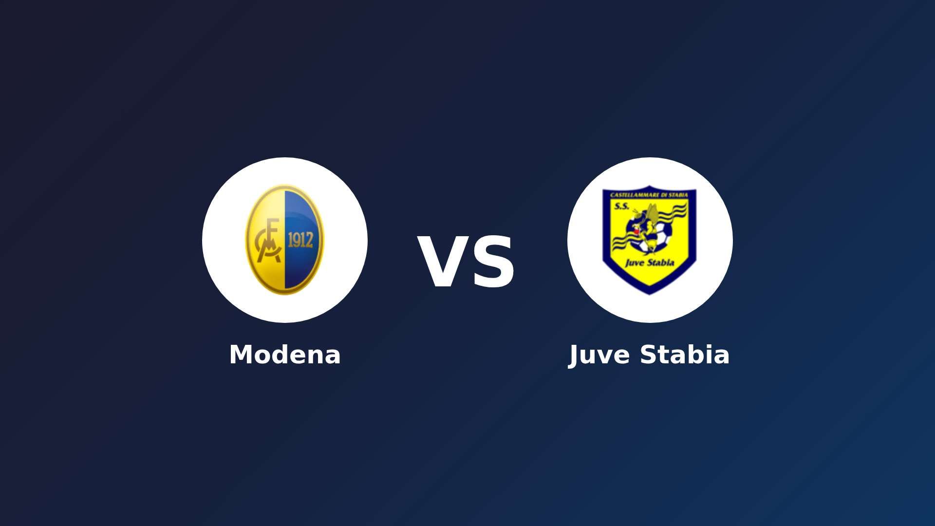 Modena vs Juve Stabia