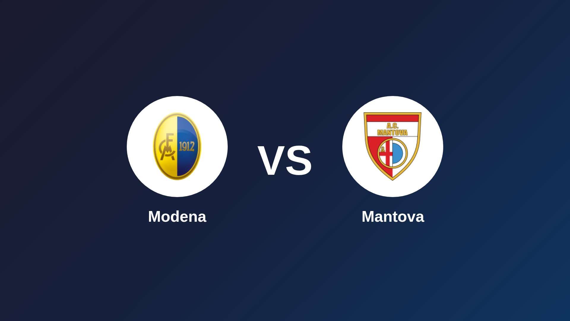 Modena vs Mantova