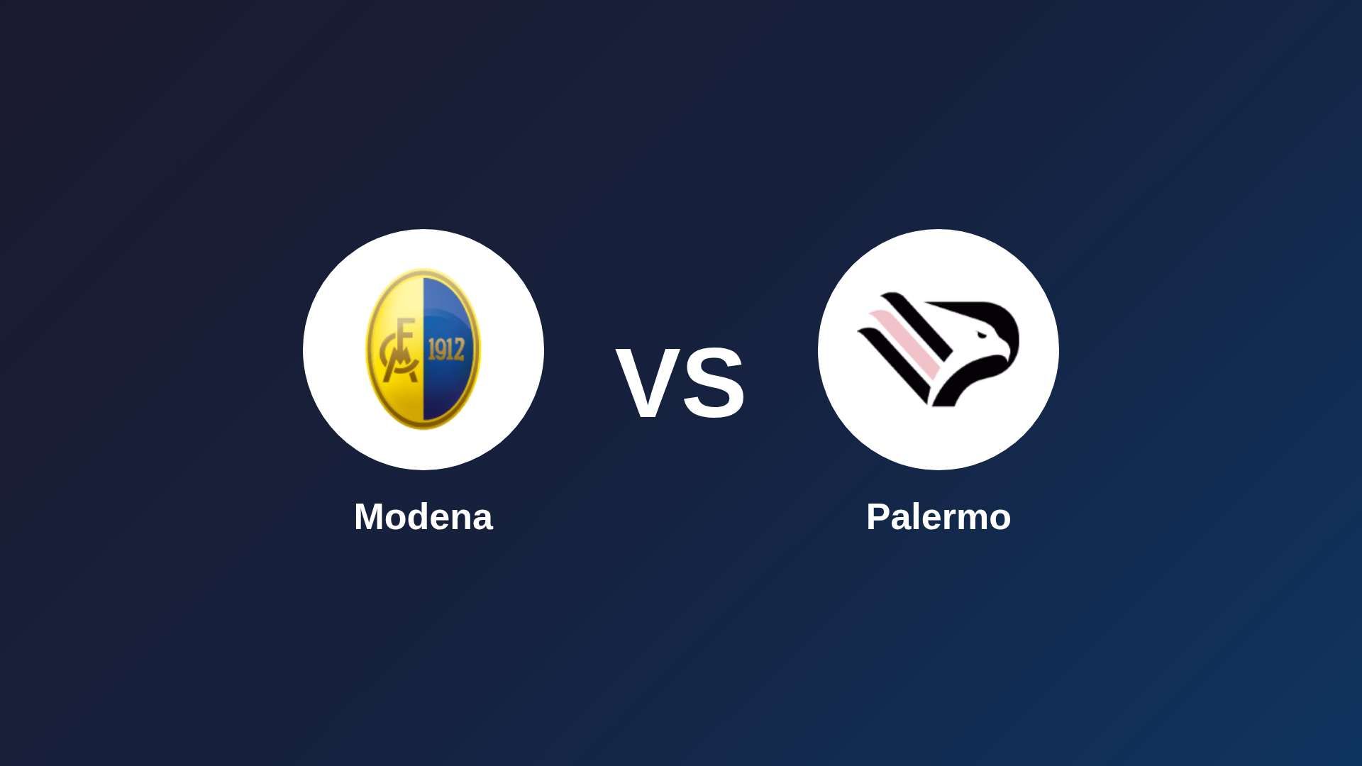Modena vs Palermo