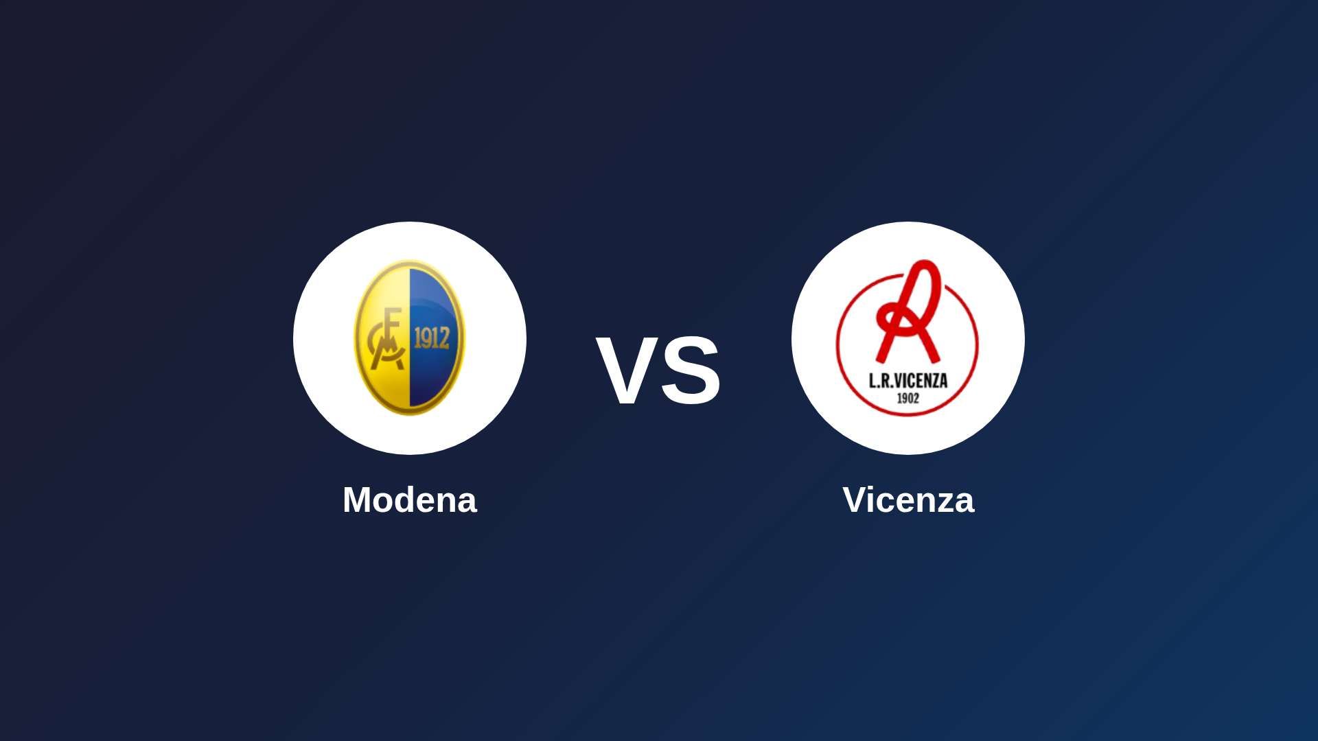 Modena vs Vicenza
