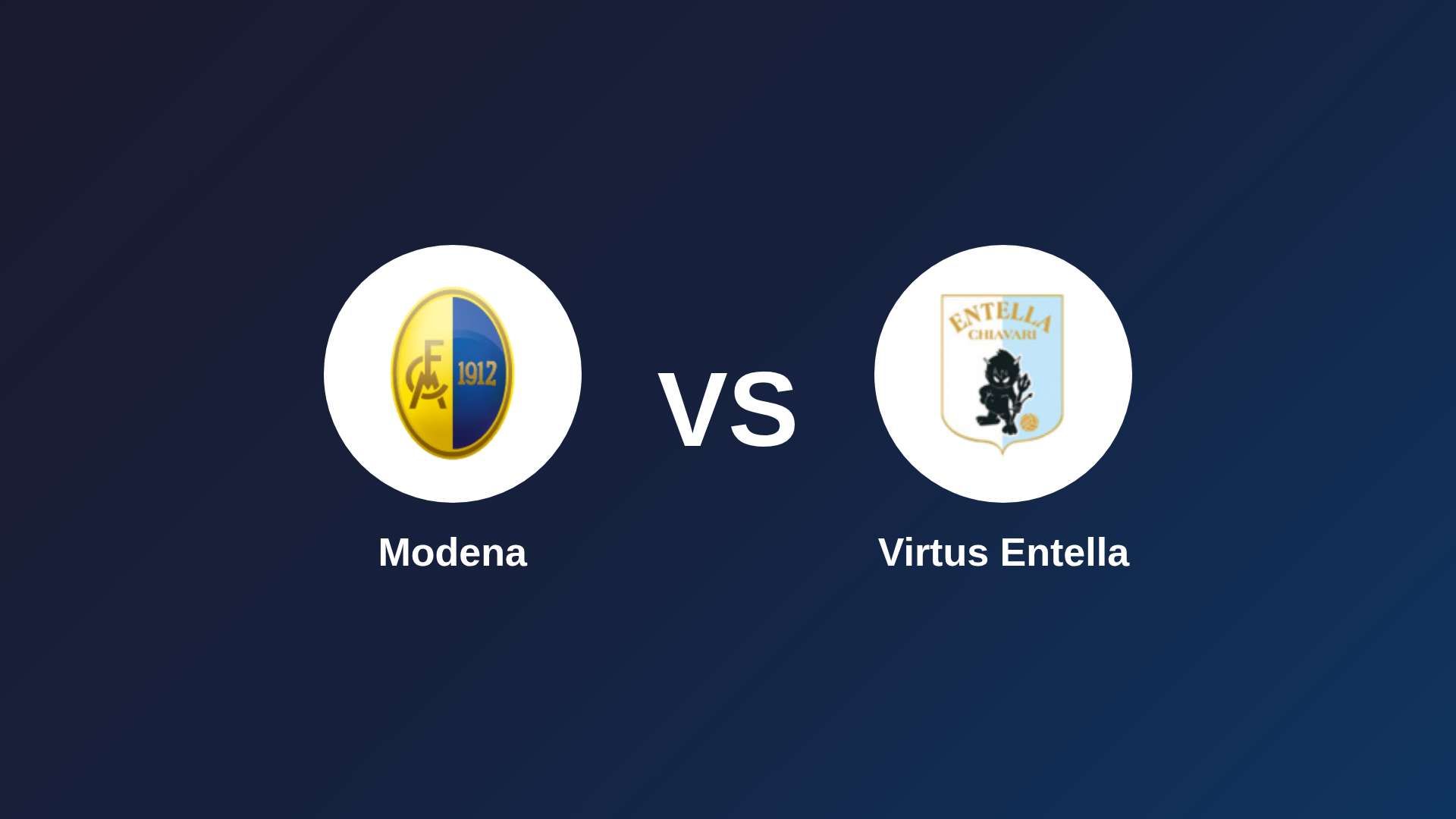 Modena vs Virtus Entella