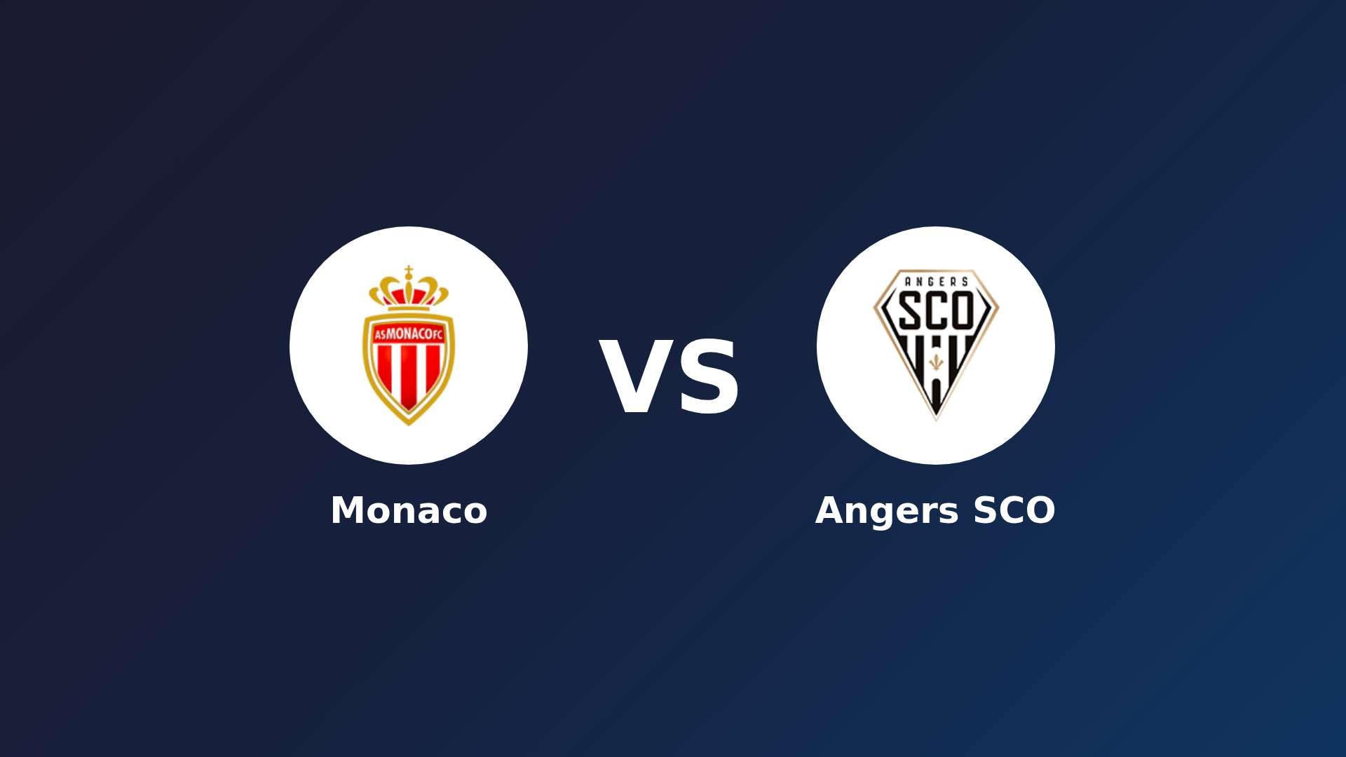 Monaco vs Angers SCO
