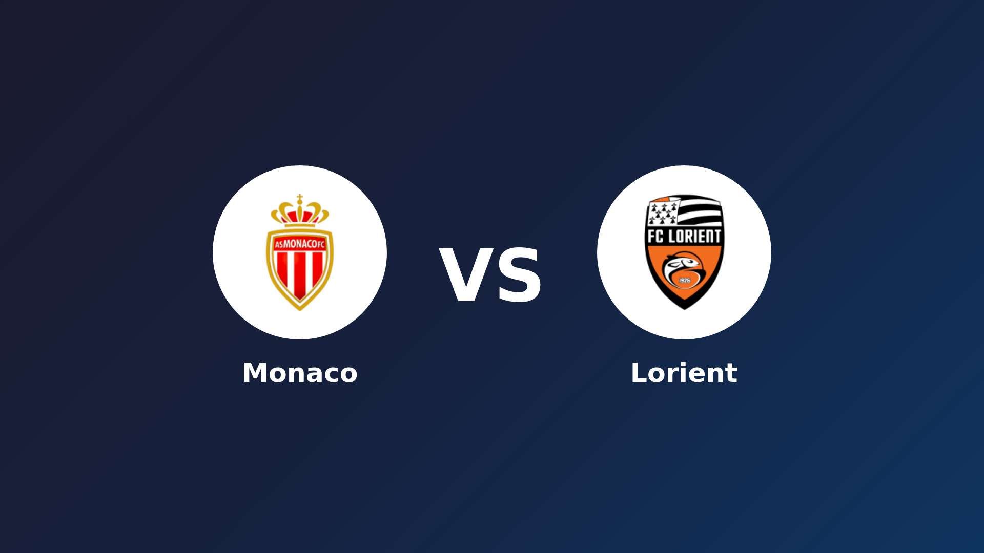 Monaco vs Lorient
