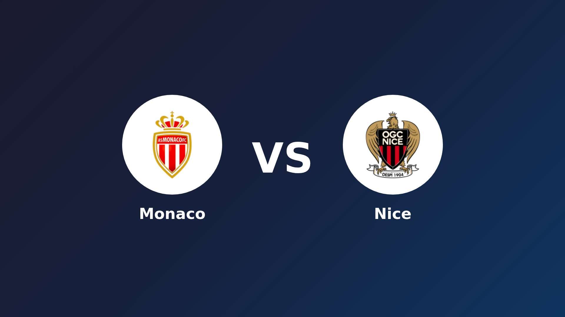 Monaco vs Nice