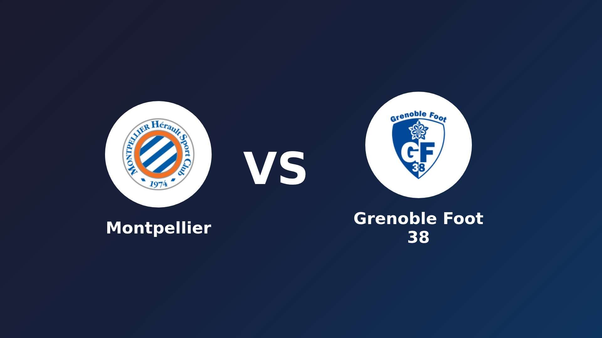 Montpellier vs Grenoble Foot 38