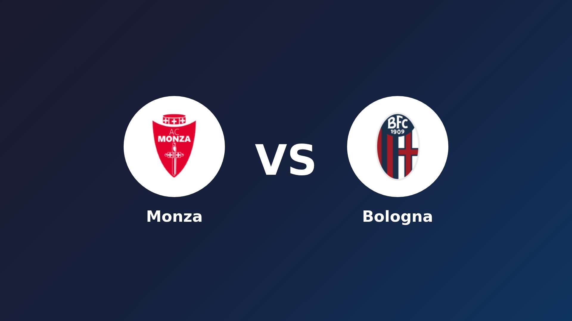 Monza vs Bologna