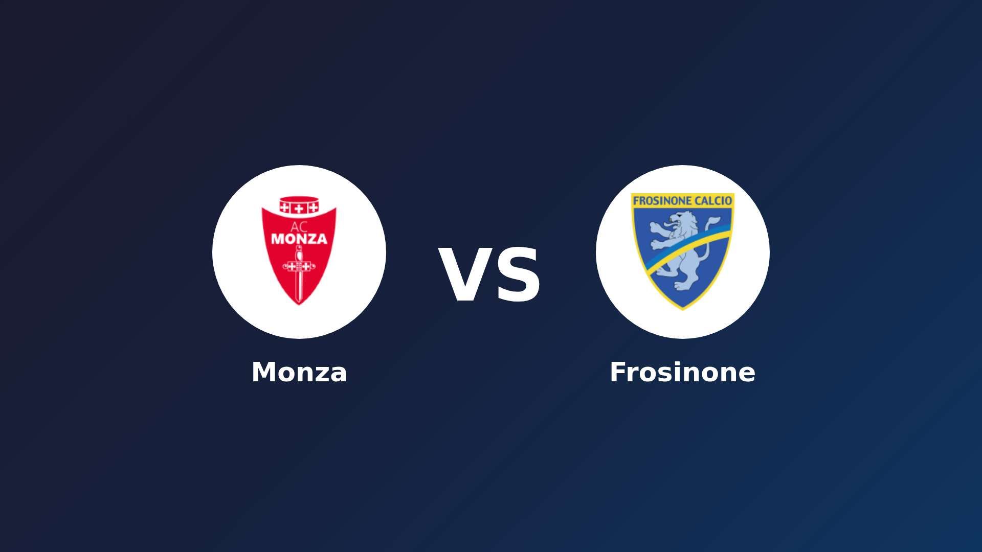 Monza vs Frosinone