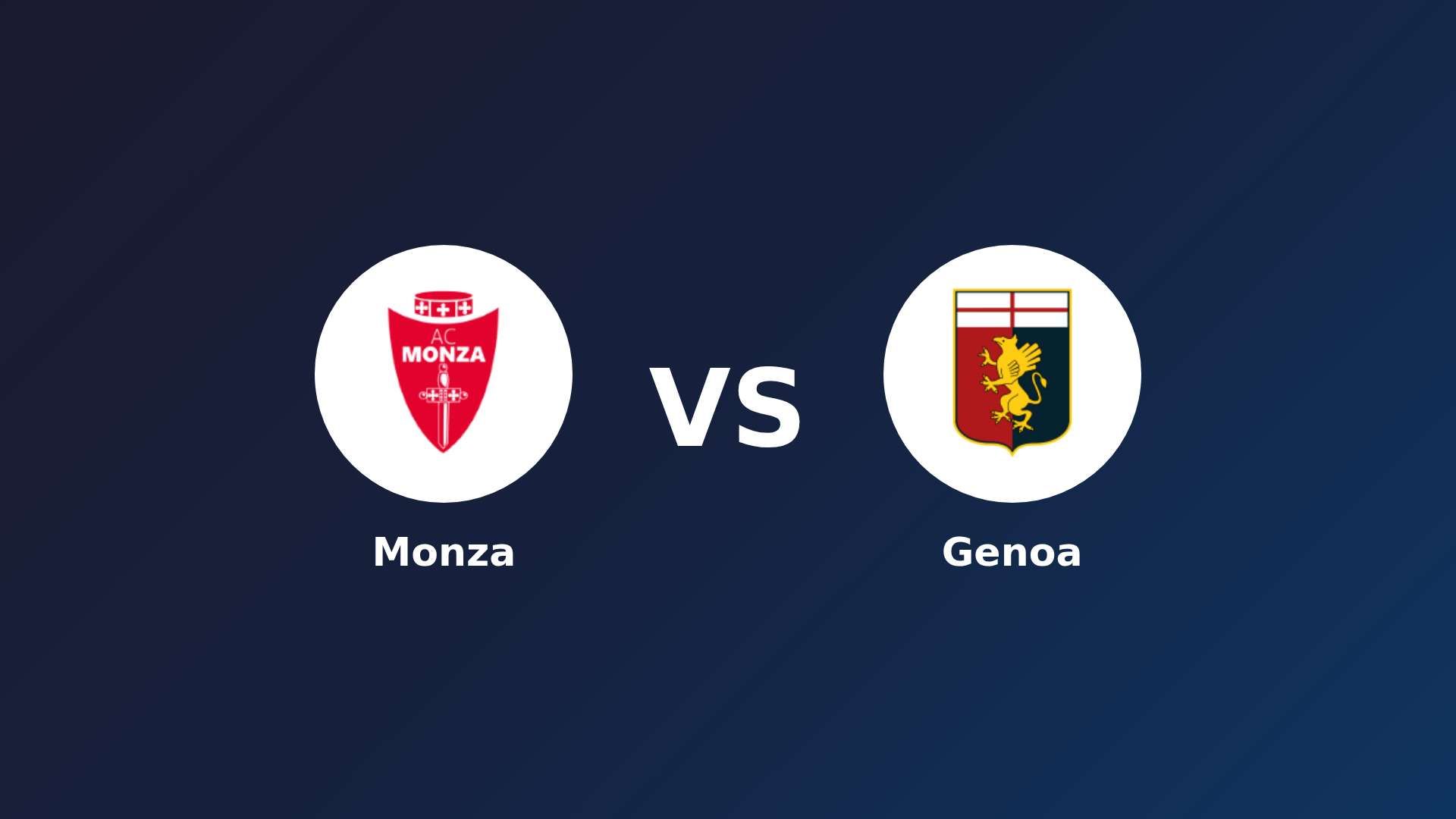 Monza vs Genoa