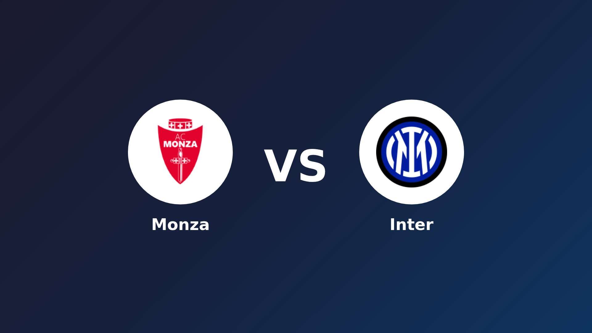 Monza vs Inter