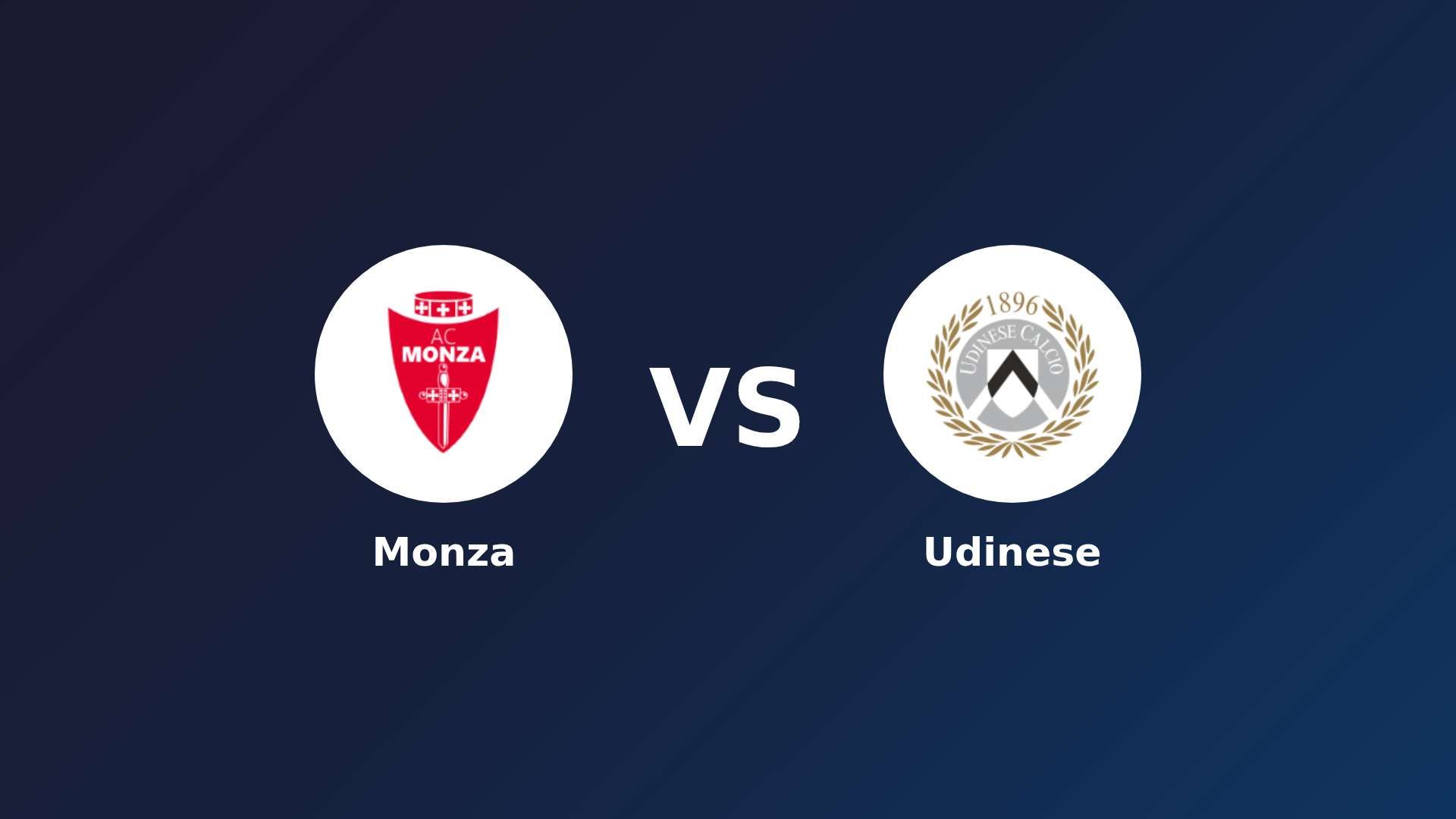 Monza vs Udinese