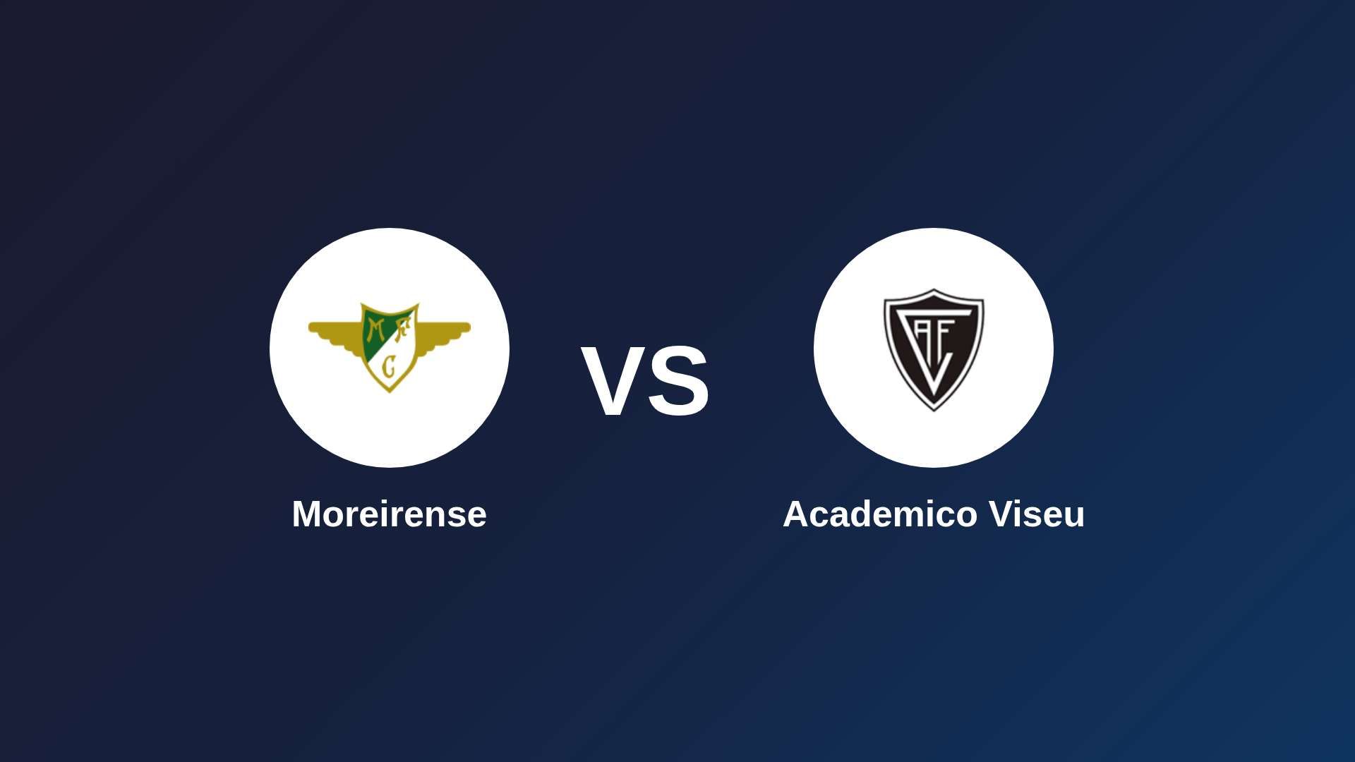 Moreirense vs Academico Viseu