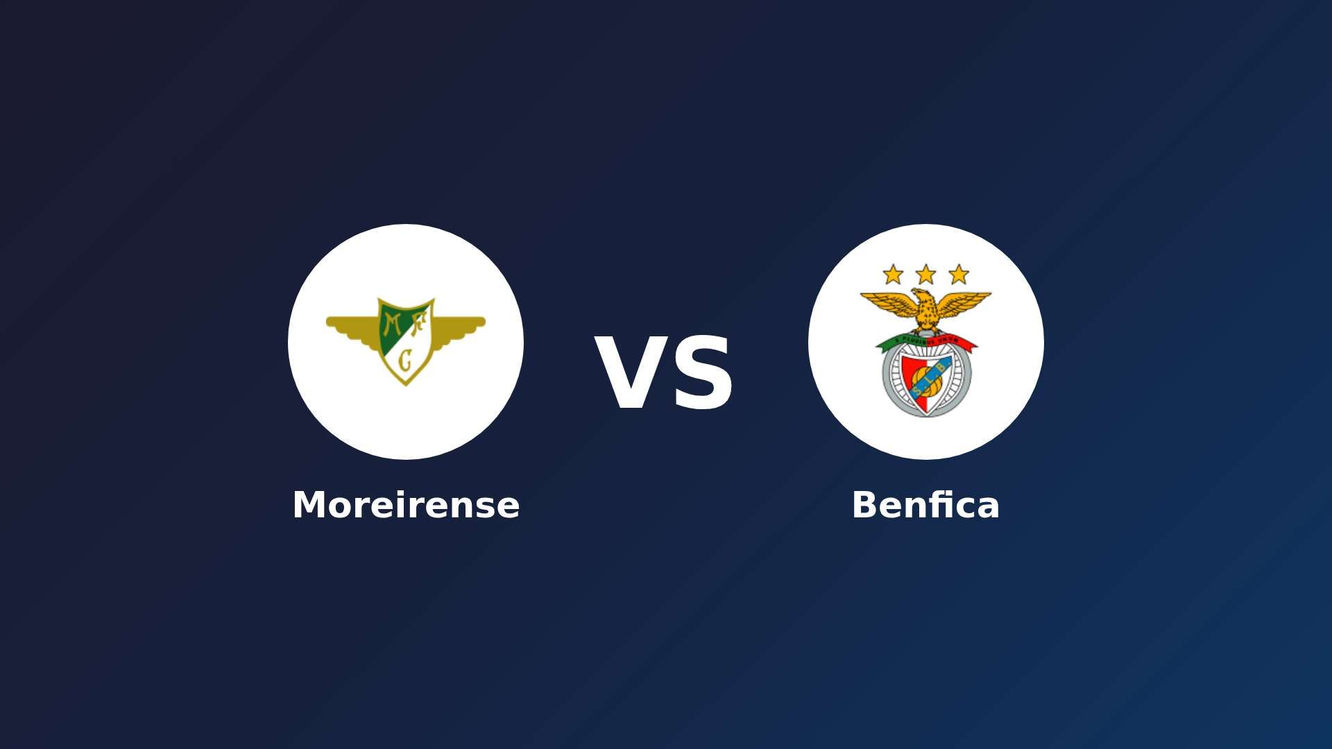 Moreirense vs Benfica